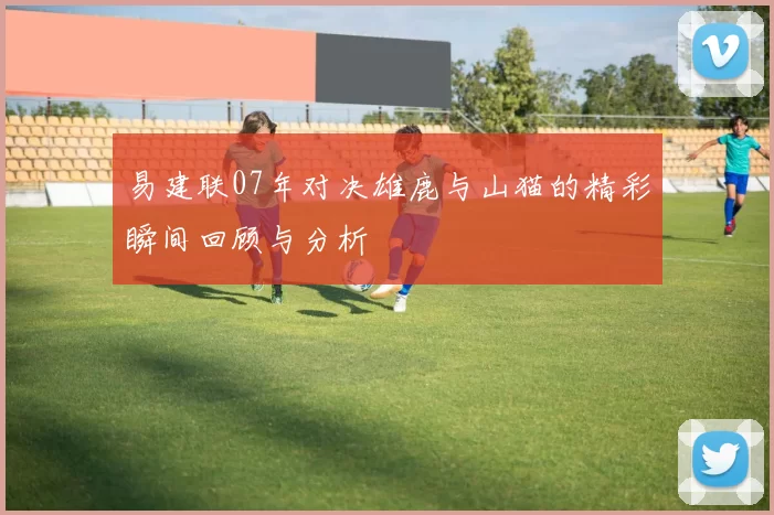 易建联07年对决雄鹿与山猫的精彩瞬间回顾与分析
